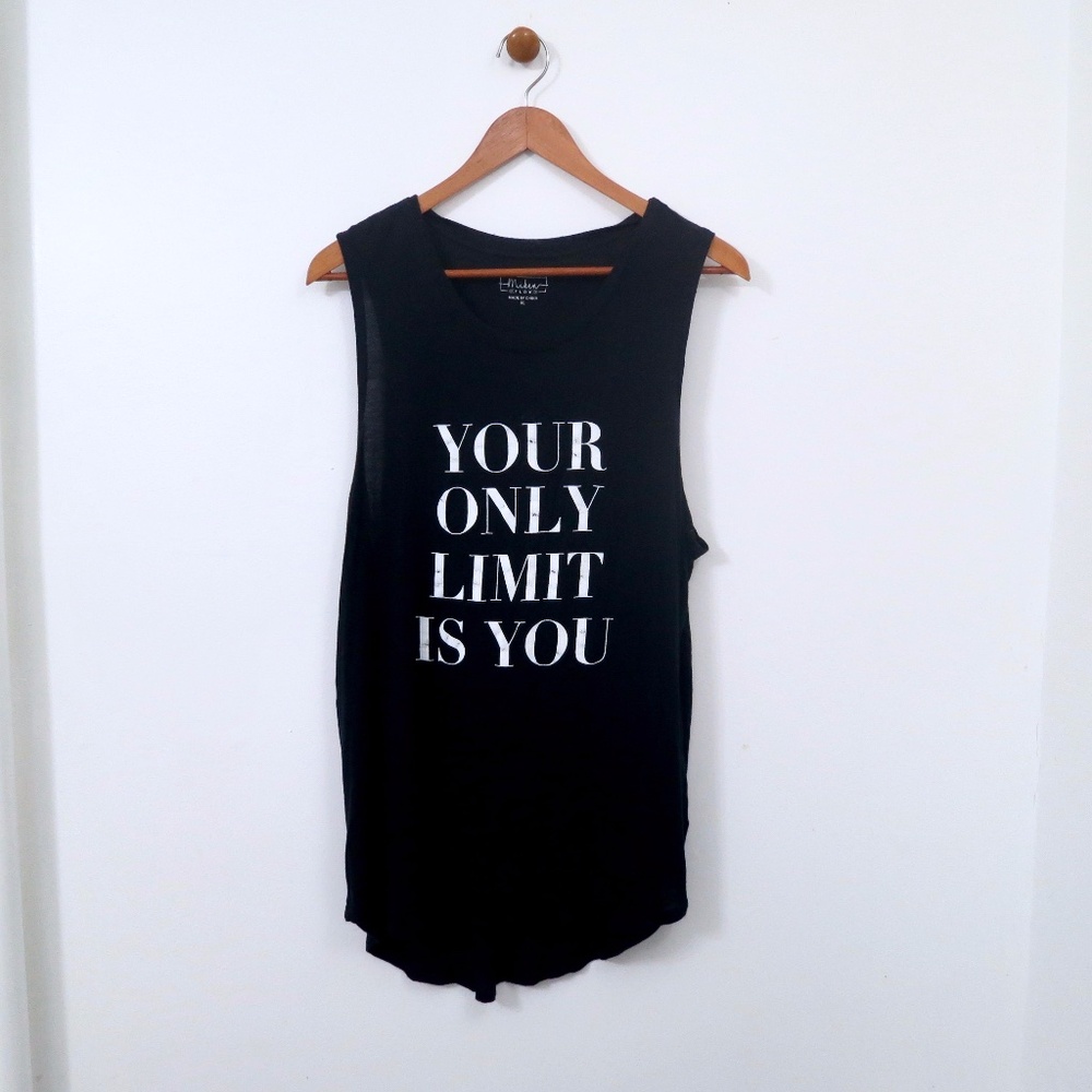 Miken Flow Athleisure Tank Novelty Tank Work Out Inspiration Size XL